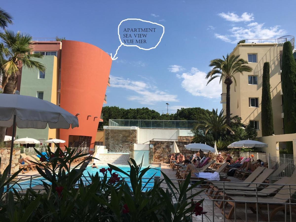 Penthouse Vue Mer Avec Rooftop,Jacuzzi,Et Parking Prive Antibes Eksteriør billede